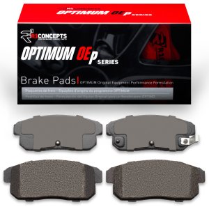 Mazda RX-8 Brake Pads - Rear - R1 Concepts - Optimum OE - `04-`11